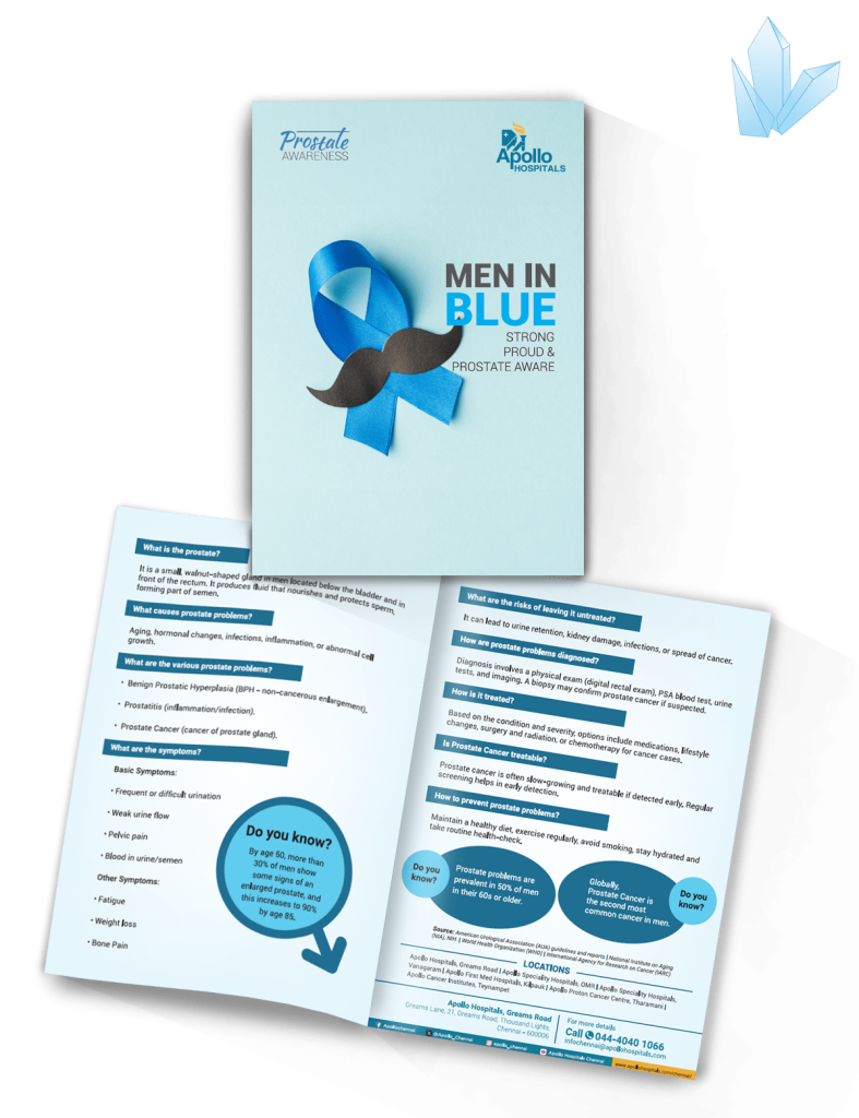 Men in Blue Newspaper Sticker