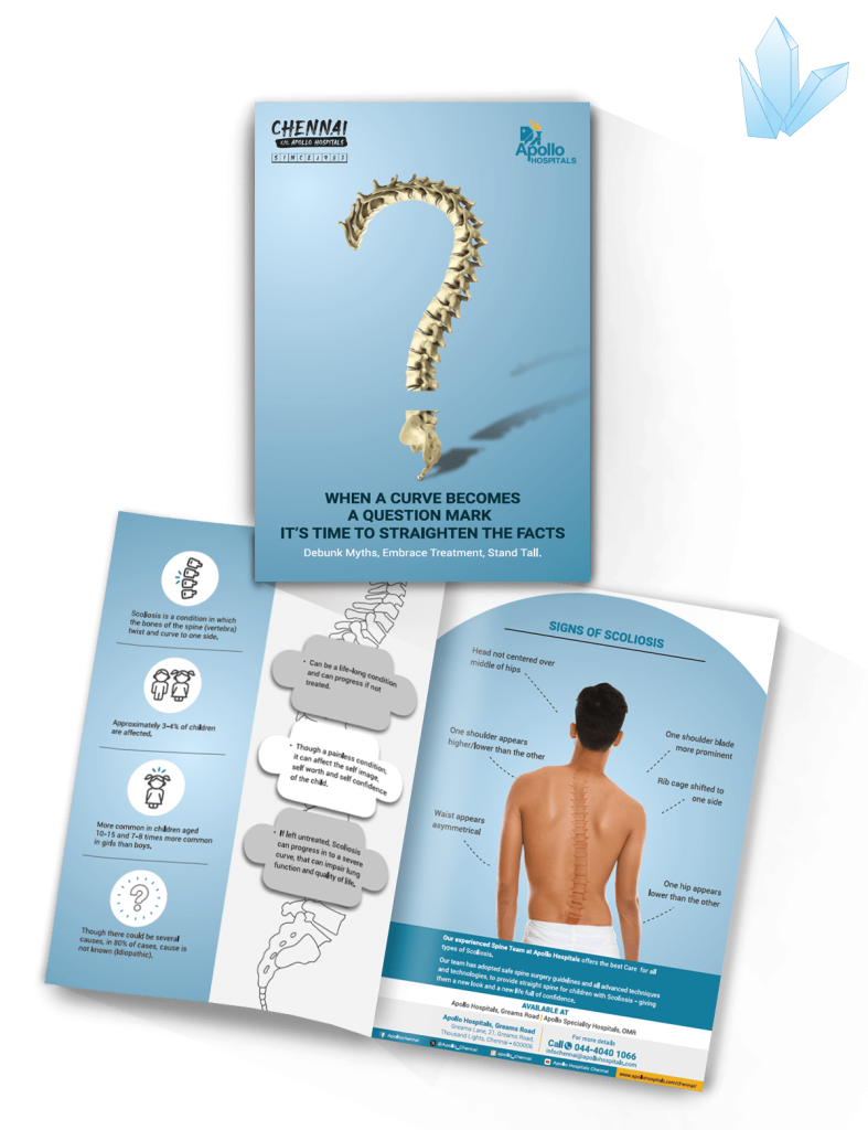 Scoliosis Newspaper Sticker